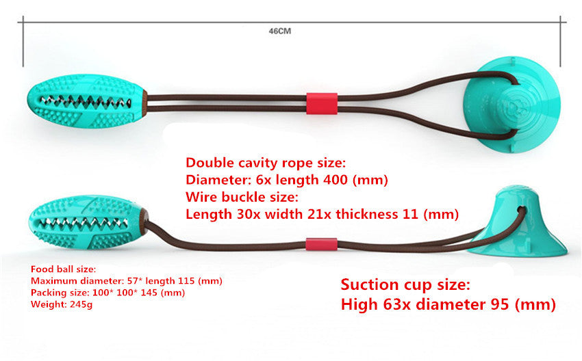 JMT-048970 Durable Molar Chewing Toy for Pets – 360-Degree Dental Cleaning Ball