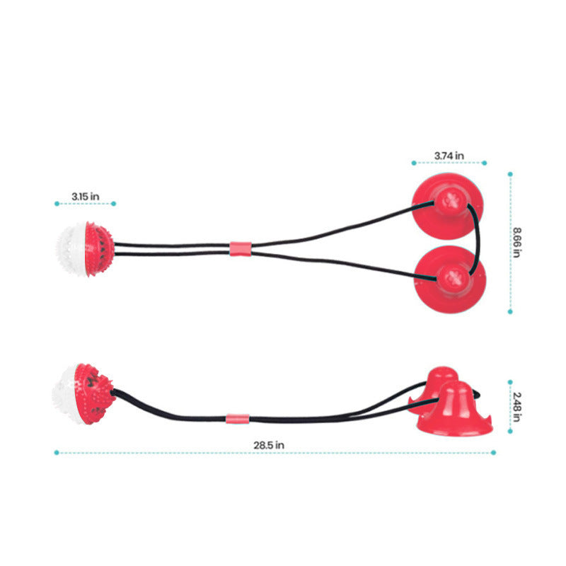 JMT-048970 Durable Molar Chewing Toy for Pets – 360-Degree Dental Cleaning Ball