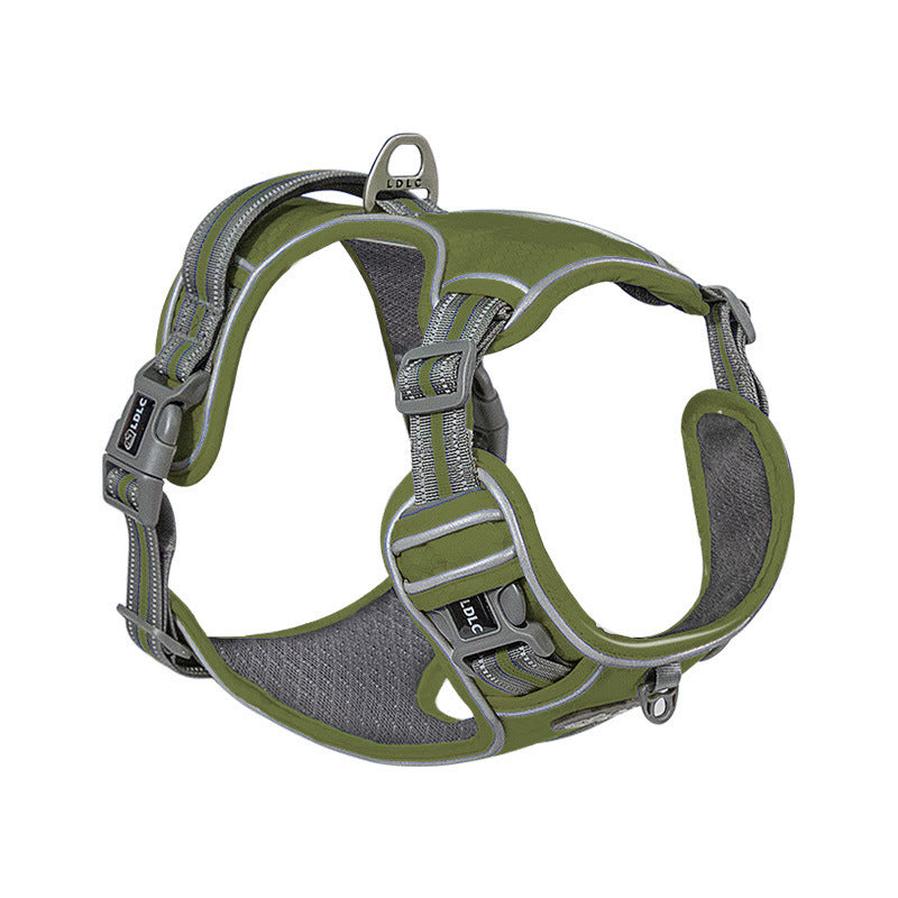 JMT-049290 Reflective Shock Absorption Pet Chest and Back Strap for Comfort and Night Vision