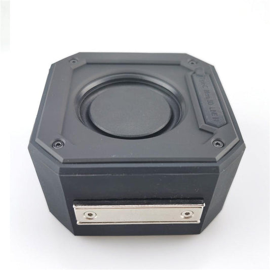 JMT-049354 Portable Bluetooth TWS Card Speaker with Radio Function and 15W Output, Dustproof, 12-Hour Playtime, USB Charging, TF Card Support, Black