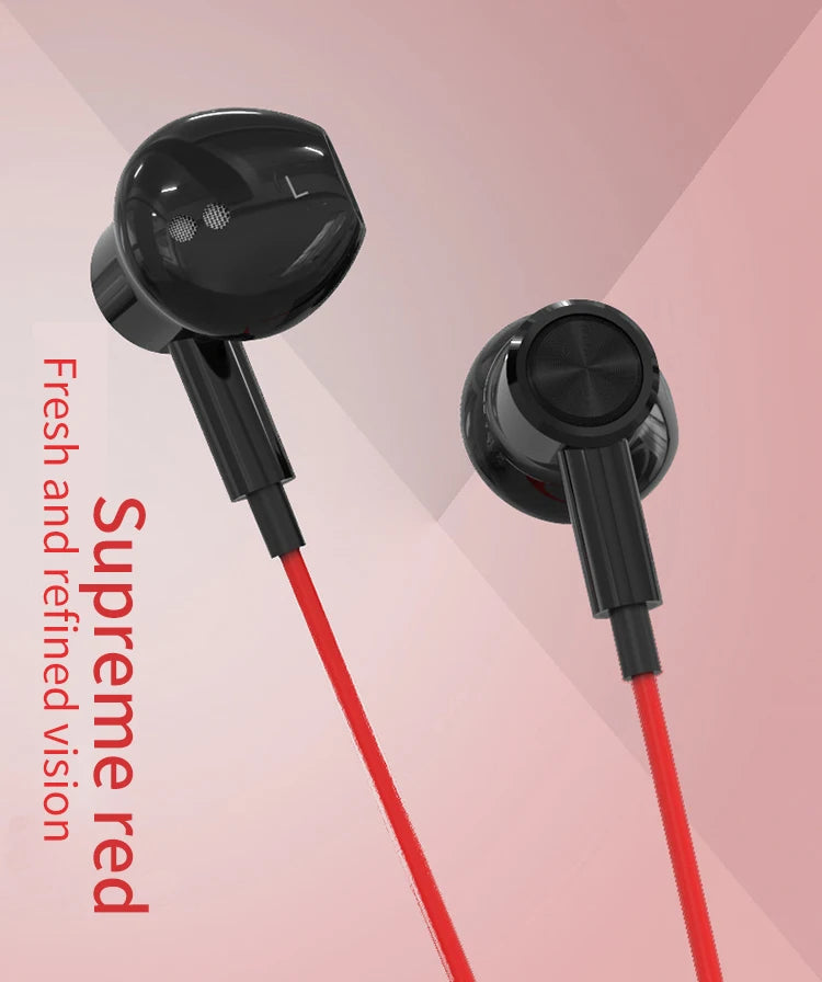 JMT-049482 Wired Earphones with Microphone for iPhone and Android - 3.5mm Stereo Headset