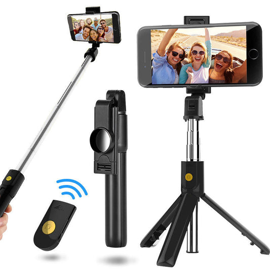 JMT-049674 Bluetooth Remote Control Selfie Stick Tripod for iPhone - Anti-Shake Technology, Multi-Mode Stabilizer, Long Battery Life