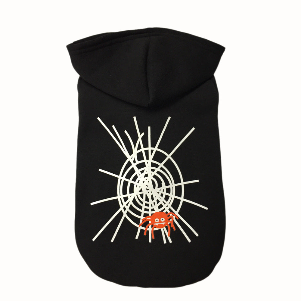 JMT-049738 Halloween Pattern Dog Coat for Comfortable, Warm Pet Wear in Various Sizes