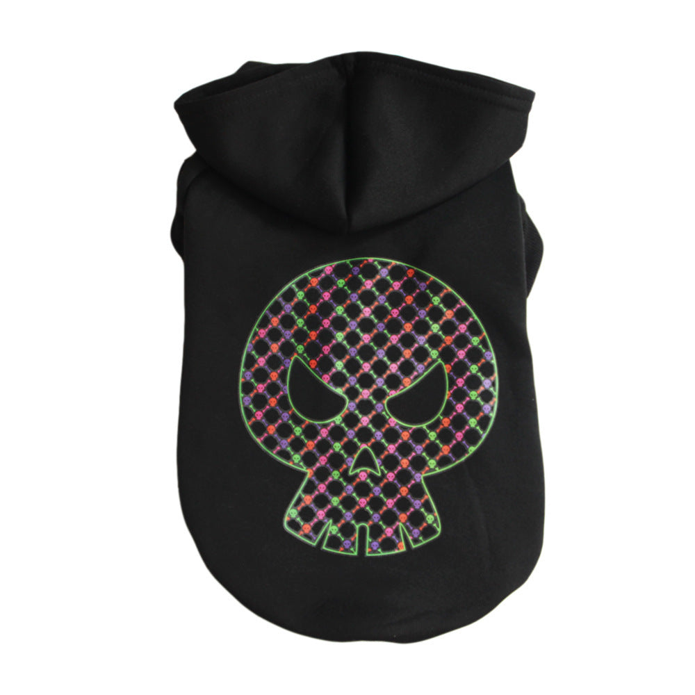 JMT-049738 Halloween Pattern Dog Coat for Comfortable, Warm Pet Wear in Various Sizes