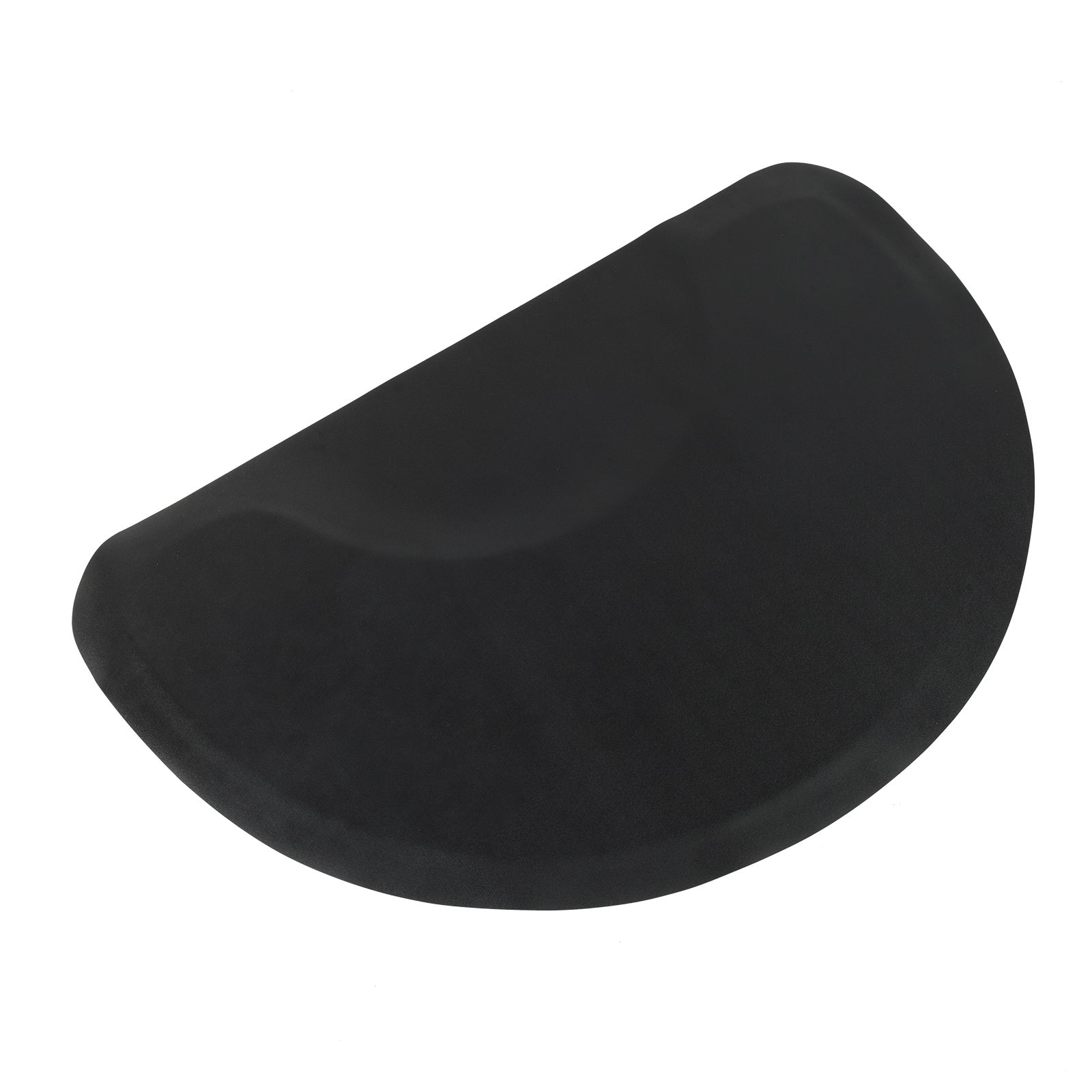 JMT-049802 Anti-Fatigue Black Salon Mat with Round Cutout, 3ft x 4.5ft, PVC & High-Density Foam