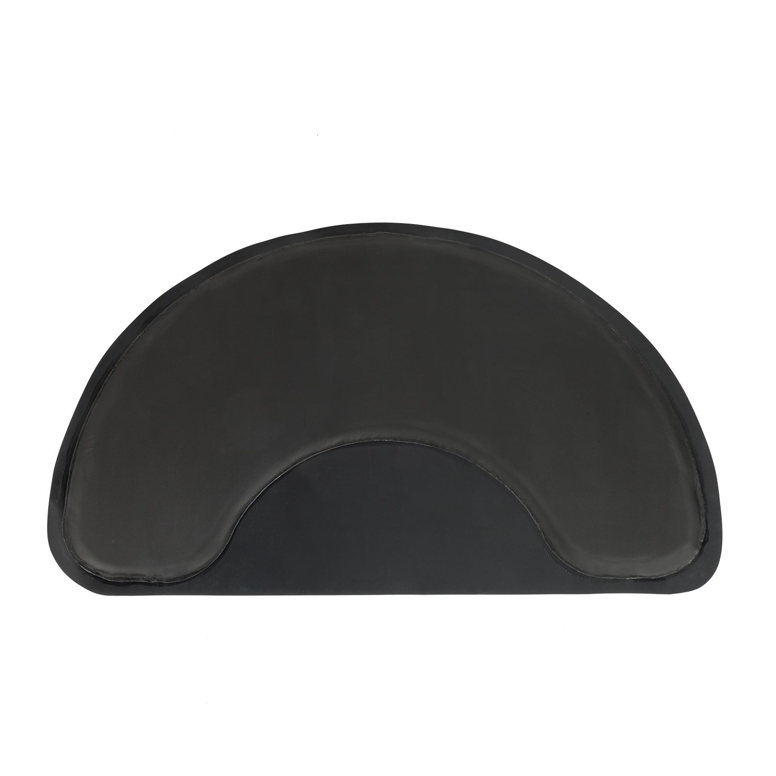 JMT-049802 Anti-Fatigue Black Salon Mat with Round Cutout, 3ft x 4.5ft, PVC & High-Density Foam