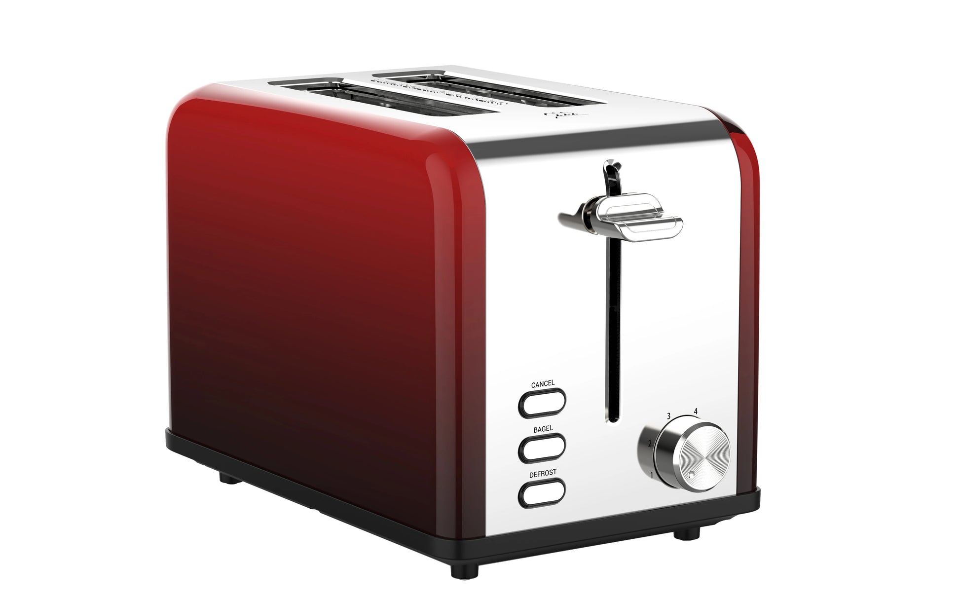 JMT-050634 Extra Wide Slot Stainless Steel 2-Slice Electric Bread Toaster for Household Use