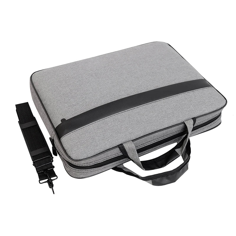 JMT-050634 Multifunction Waterproof Oxford Briefcase for Men - Laptop Messenger Bag with Sling Sleeve
