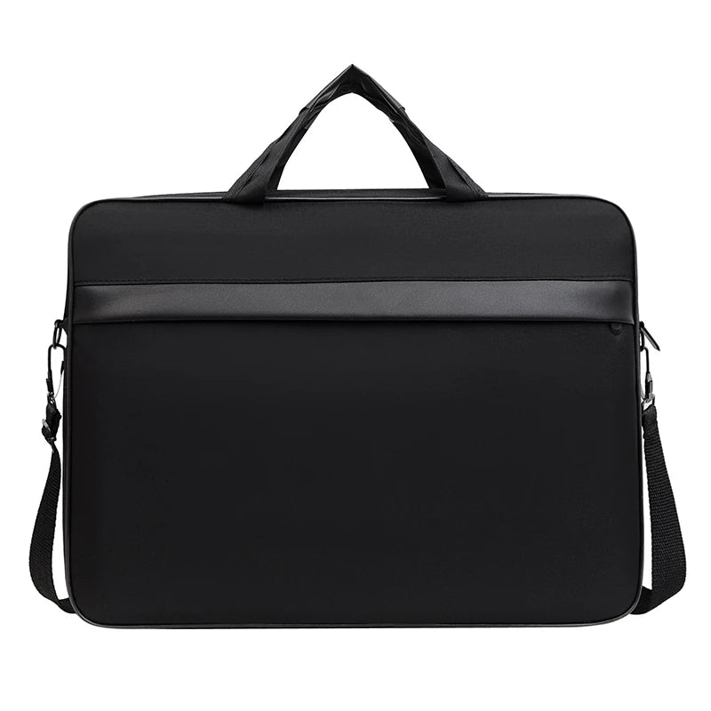 JMT-050634 Multifunction Waterproof Oxford Briefcase for Men - Laptop Messenger Bag with Sling Sleeve