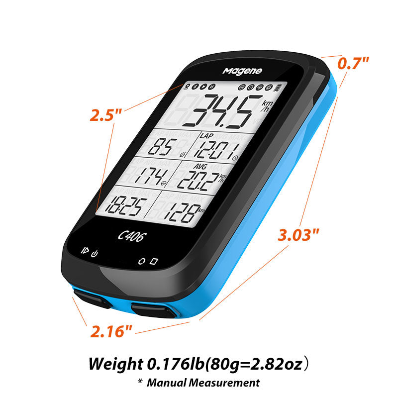JMT-050890 Waterproof Wireless GPS Cycling Speedometer with Smart Code Display