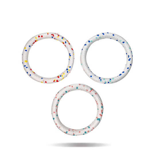 JMT-050954 ETPU Bite Resistant Dog Toy Ring - 18cm Diameter, Suitable for Dogs Under 12KG, Available in Three Colors