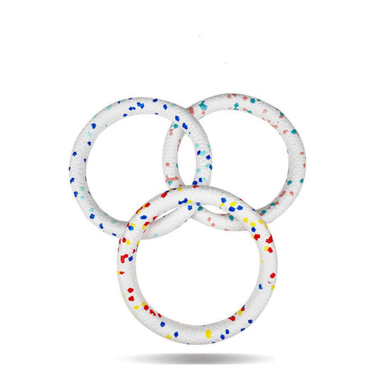 JMT-050954 ETPU Bite Resistant Dog Toy Ring - 18cm Diameter, Suitable for Dogs Under 12KG, Available in Three Colors