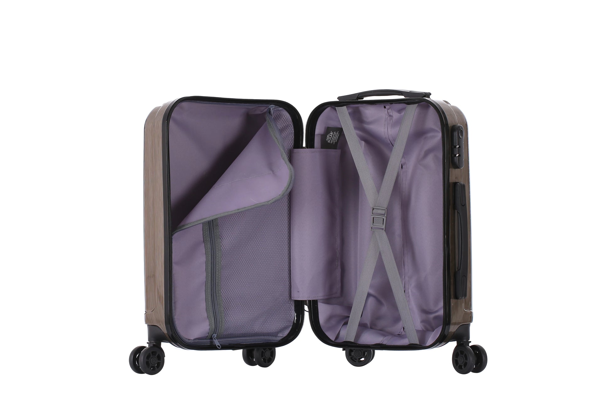 JMT-051018 Custom Logo PC Hard Shell Trolley Travel Suitcase with Durable Design