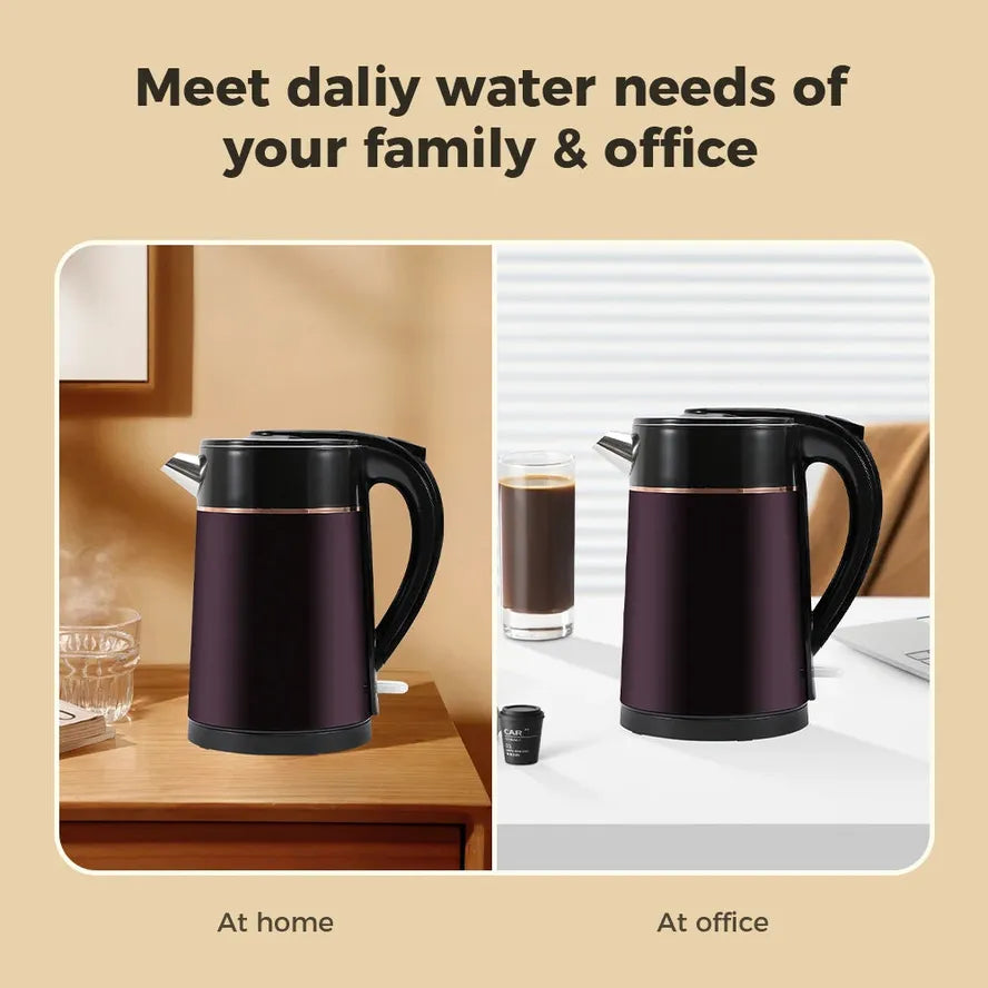 JMT-051082 Fast Heating Stainless Steel Electric Kettle for Family Use, 4-6 Minute Boiling Time