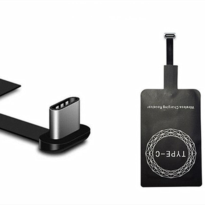 JMT-051146 Wireless Charging Receiver for Compatible Mobile Phones and iPhone Models, QI Standard, 5V Input Output, Induction Mode, Compact Design