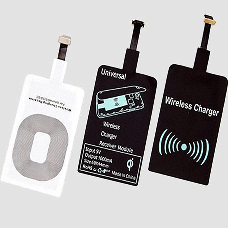 JMT-051146 Wireless Charging Receiver for Compatible Mobile Phones and iPhone Models, QI Standard, 5V Input Output, Induction Mode, Compact Design