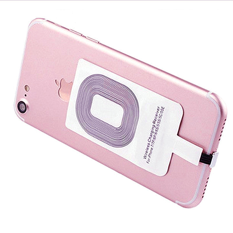 JMT-051146 Wireless Charging Receiver for Compatible Mobile Phones and iPhone Models, QI Standard, 5V Input Output, Induction Mode, Compact Design