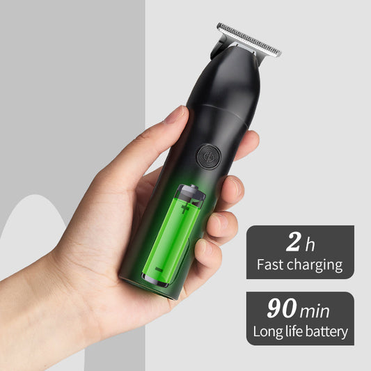 JMT-051210 LCD Display Electric Clipper with Stainless Steel Blades and Dual Charging Mode