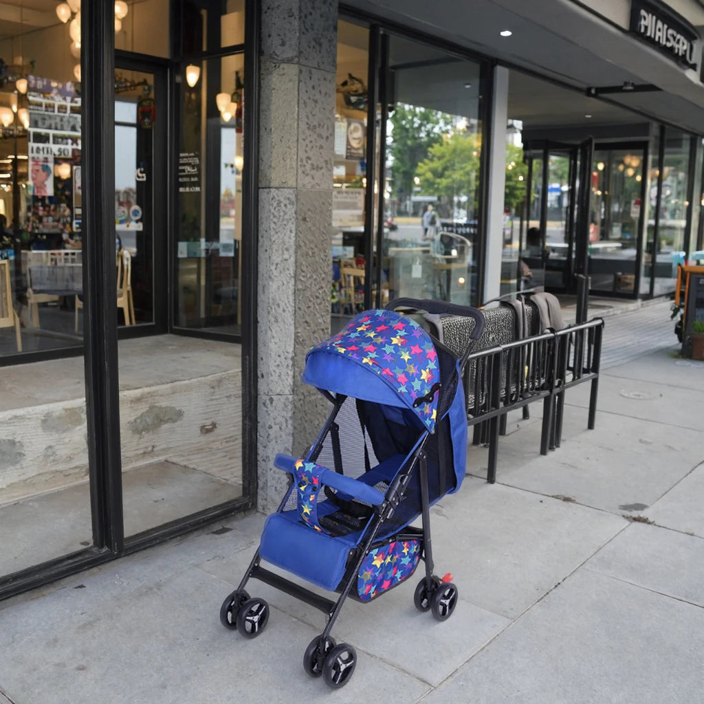 JMT-051402 3-in-1 Lightweight Baby Stroller with 5-Point Safety Harness, Foldable Design for Infants Aged 0-3
