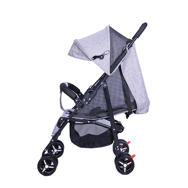 JMT-051402 3-in-1 Lightweight Baby Stroller with 5-Point Safety Harness, Foldable Design for Infants Aged 0-3