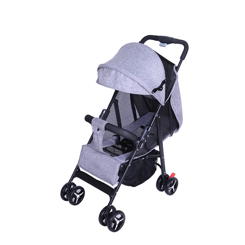 JMT-051402 3-in-1 Lightweight Baby Stroller with 5-Point Safety Harness, Foldable Design for Infants Aged 0-3