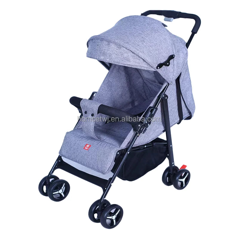 JMT-051402 3-in-1 Lightweight Baby Stroller with 5-Point Safety Harness, Foldable Design for Infants Aged 0-3