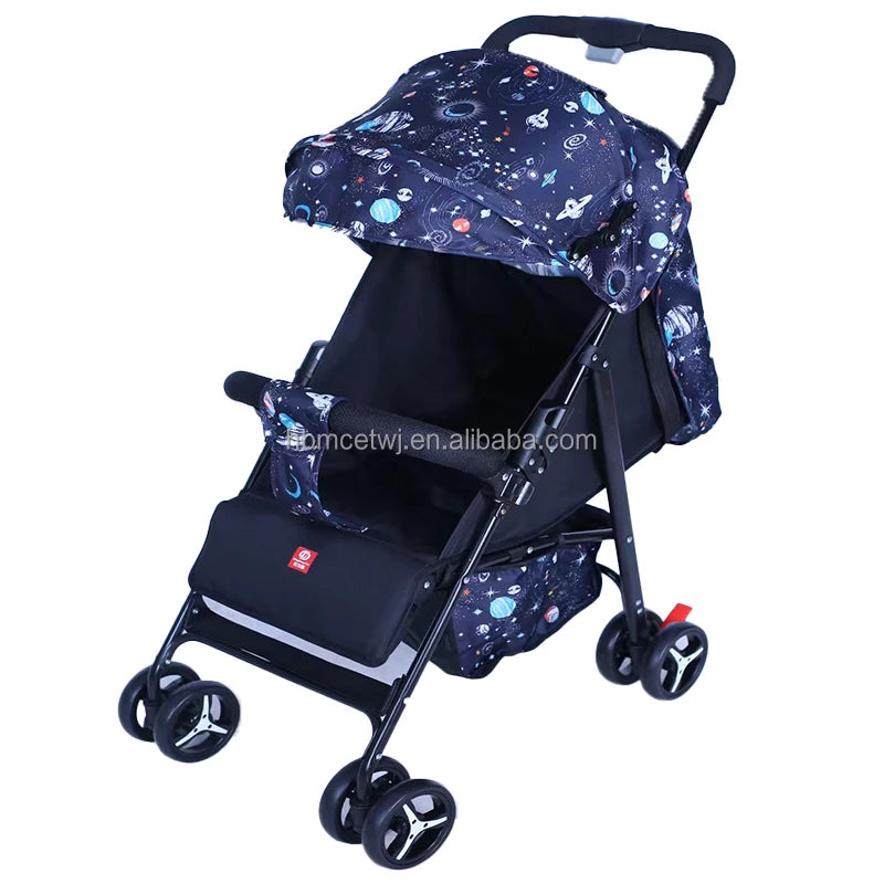 JMT-051402 3-in-1 Lightweight Baby Stroller with 5-Point Safety Harness, Foldable Design for Infants Aged 0-3