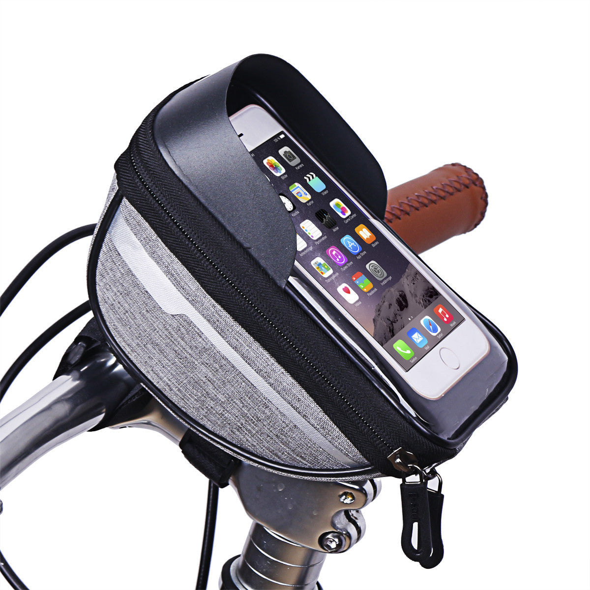 JMT-051978 Bicycle Phone Holder with 7-Inch Touch Screen for Most Smartphones - Lightweight and Secure Design in Multiple Colors