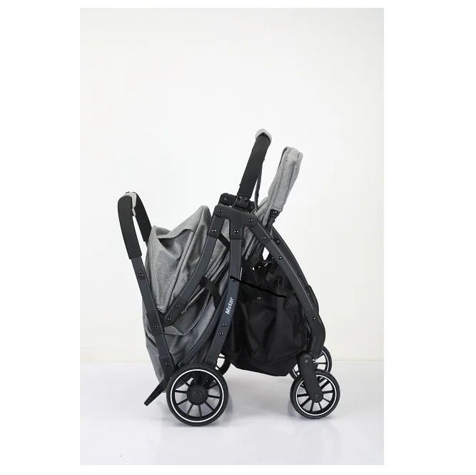 JMT-051978 Compact Folding Baby Stroller with Adjustable Backrest and Canopy for Easy Travel