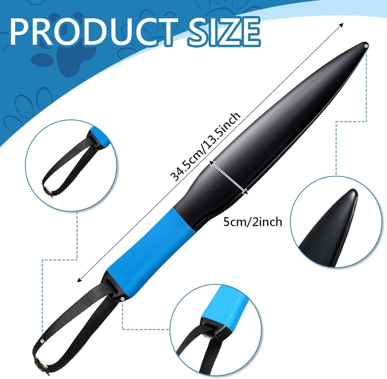 JMT-052106 Dog Break Stick for Training and Chewing - Durable Nylon No Bite Training Tool for Small and Medium Dogs