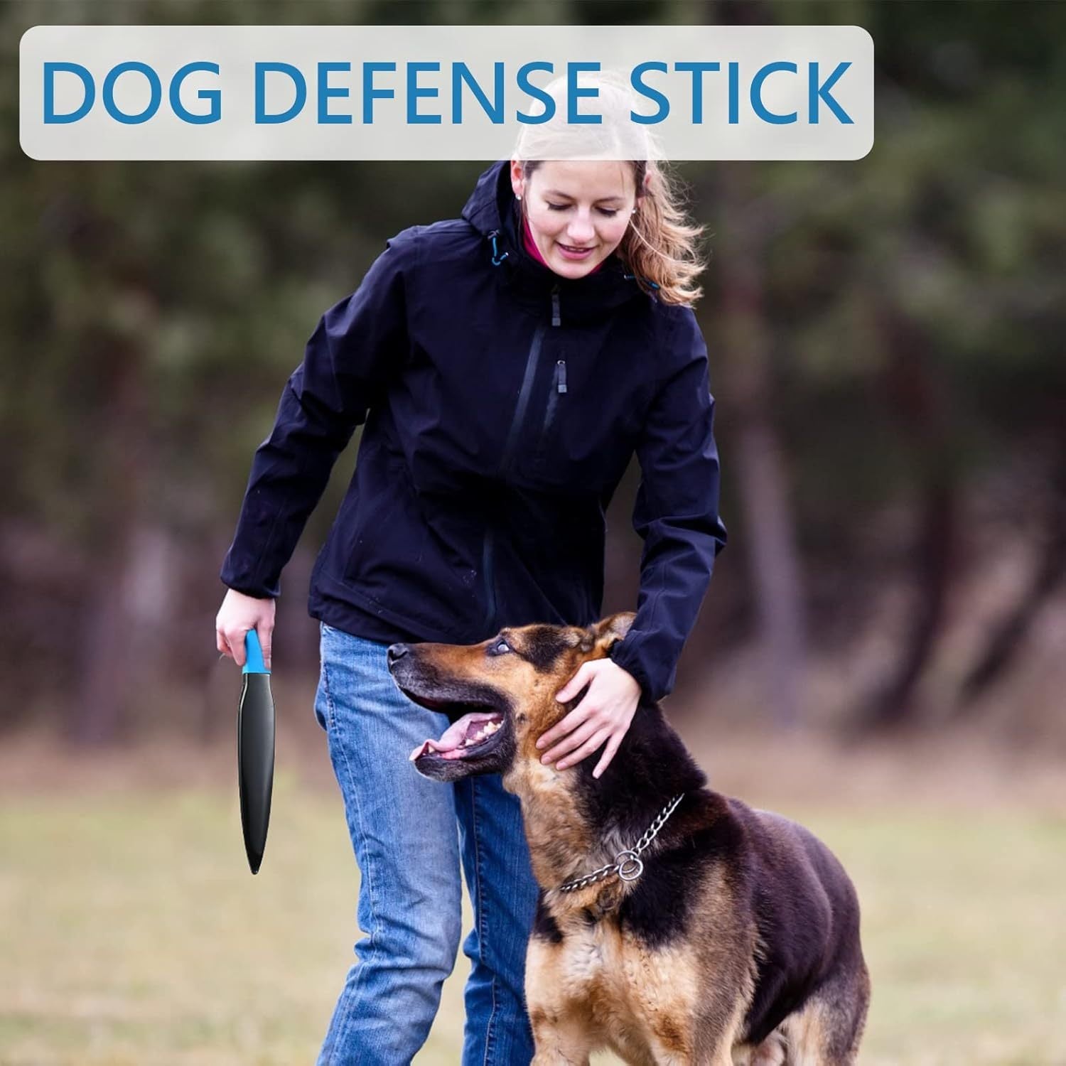 JMT-052106 Dog Break Stick for Training and Chewing - Durable Nylon No Bite Training Tool for Small and Medium Dogs