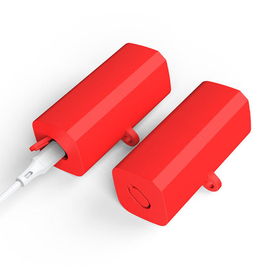 JMT-052106 Fashionable Silicone Case for Huawei FreeBuds Lipstick - Red and Wine Red