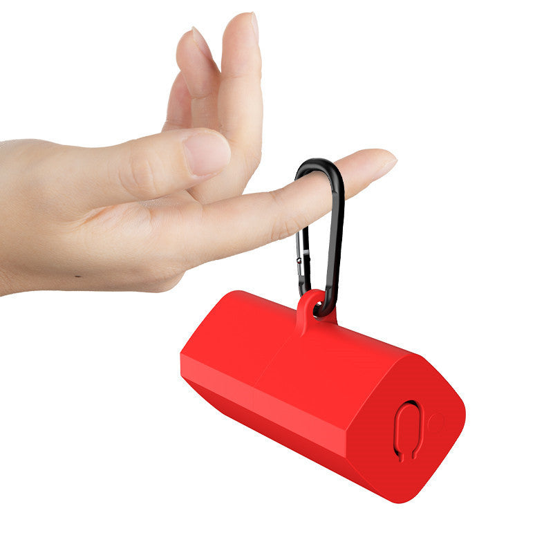 JMT-052106 Fashionable Silicone Case for Huawei FreeBuds Lipstick - Red and Wine Red