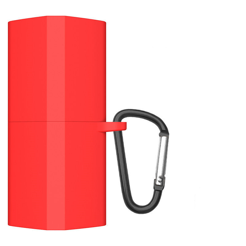 JMT-052106 Fashionable Silicone Case for Huawei FreeBuds Lipstick - Red and Wine Red