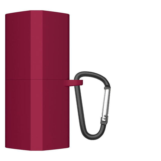 JMT-052106 Fashionable Silicone Case for Huawei FreeBuds Lipstick - Red and Wine Red