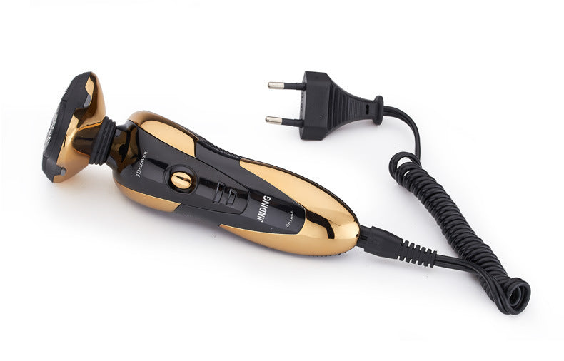 JMT-052362 Jinding RQ1150 Ergonomic Three-Head Electric Shaver with Quick Recharge and Washable Blades