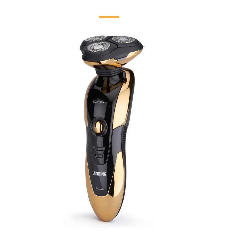 JMT-052362 Jinding RQ1150 Ergonomic Three-Head Electric Shaver with Quick Recharge and Washable Blades