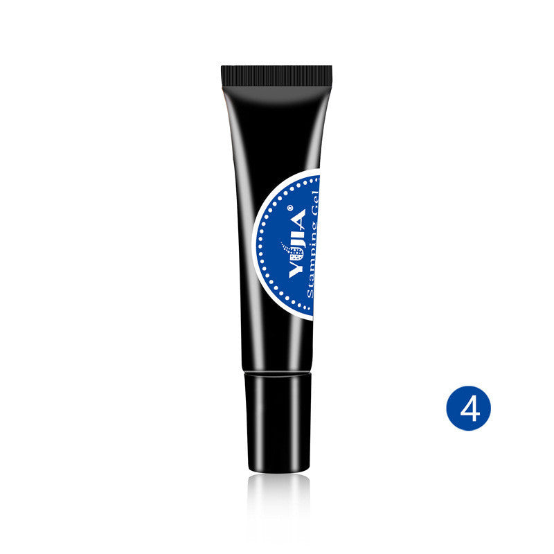 JMT-052426 Nail Printing Glue - 8ml Environmental Friendly, Glossy Finish, Available in 8 Elegant Colors