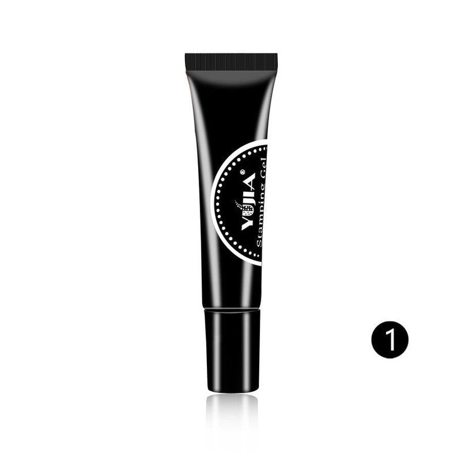 JMT-052426 Nail Printing Glue - 8ml Environmental Friendly, Glossy Finish, Available in 8 Elegant Colors