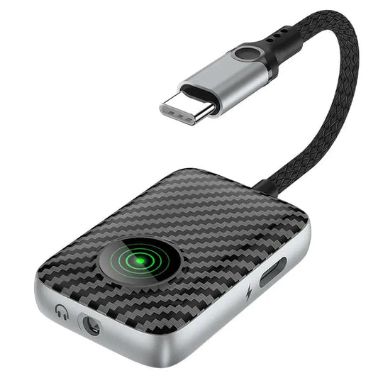 JMT-052938 Type-C to 3.5mm Headphone Jack Adapter with Audio and Charging Splitter for iPhone 15
