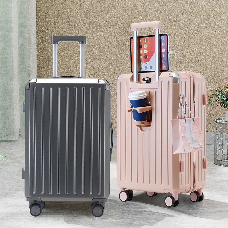 JMT-053002 Custom ABS Trolley Carry-On Luggage Set - 14, 20, 24, 28 Inch Travel Cases