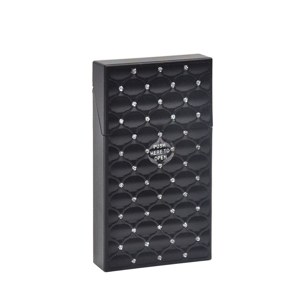 JMT-053450 20-Piece Multifunctional Hand-Rolling Cigarette Case with Windproof Function and Accessories