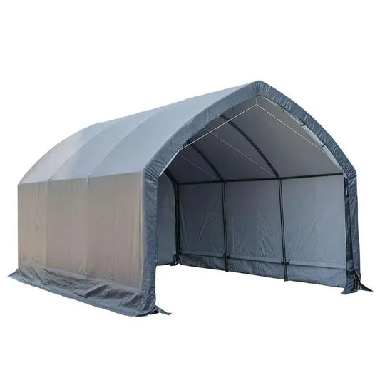 JMT-053898 Heavy Duty UV Resistant Carport Canopy with Waterproof Cover and Ventilation for Outdoor Vehicle Storage