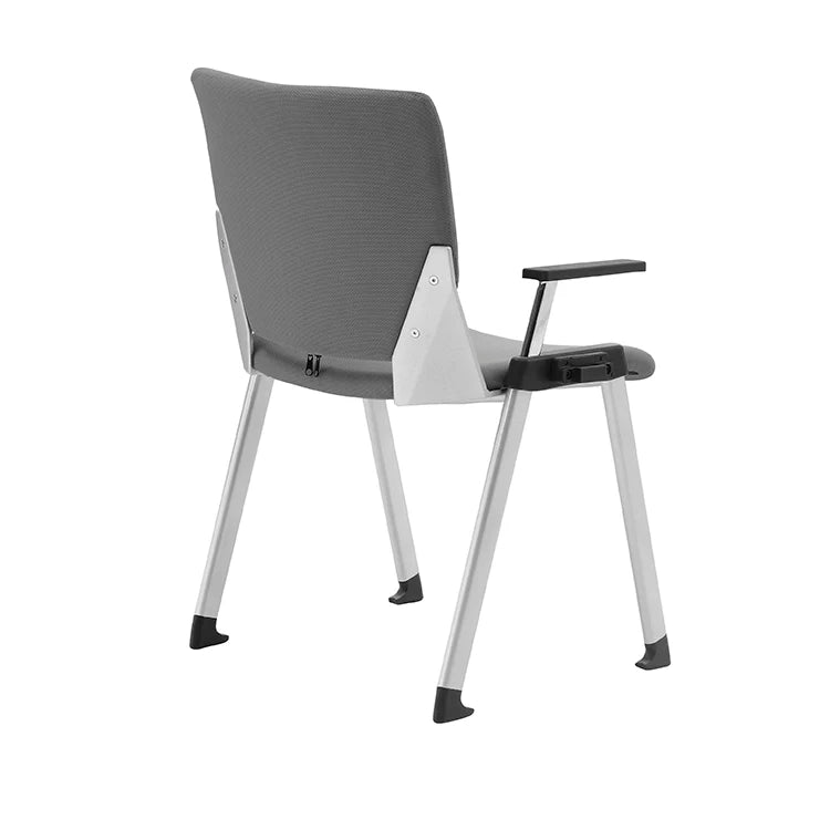 JMT-054026 Affordable Office Visitor Chair with Fabric Backrest and PU Armrests - Model X2-05A