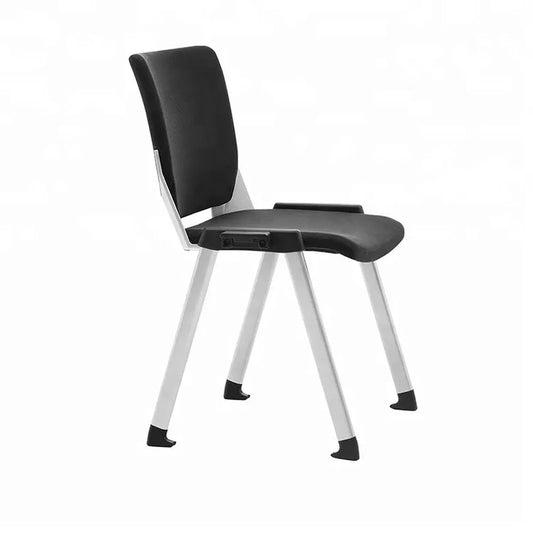 JMT-054026 Affordable Office Visitor Chair with Fabric Backrest and PU Armrests - Model X2-05A