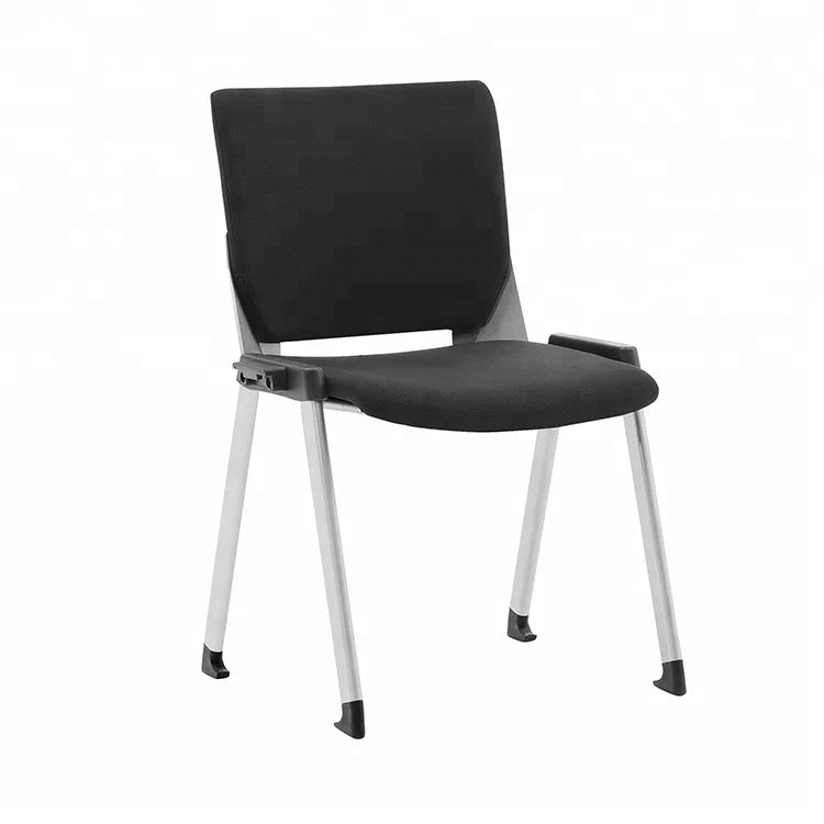 JMT-054026 Affordable Office Visitor Chair with Fabric Backrest and PU Armrests - Model X2-05A