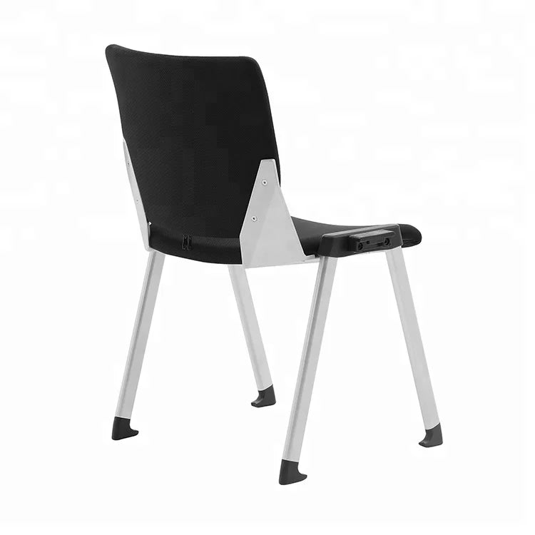 JMT-054026 Affordable Office Visitor Chair with Fabric Backrest and PU Armrests - Model X2-05A