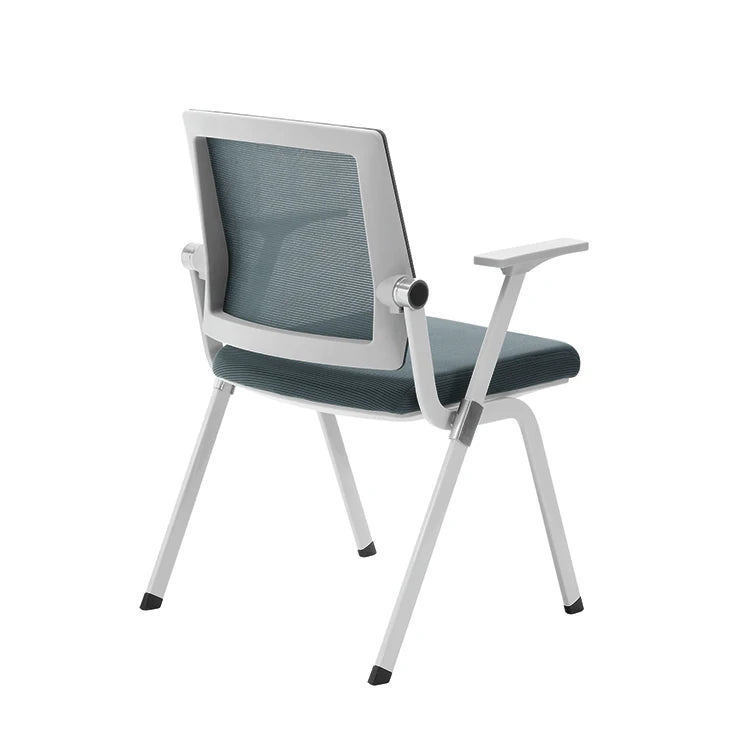 JMT-054026 Affordable Office Visitor Chair with Fabric Backrest and PU Armrests - Model X2-05A