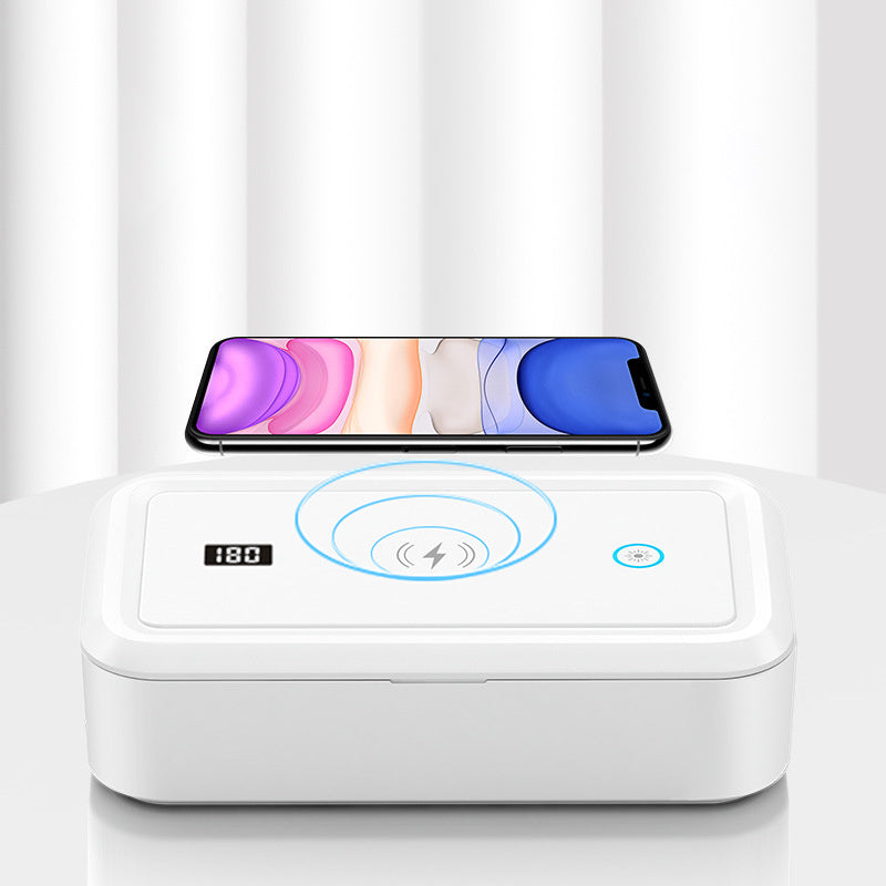 JMT-054218 Cell Phone Disinfection Box with USB Power Supply and Mechanical Timing Function