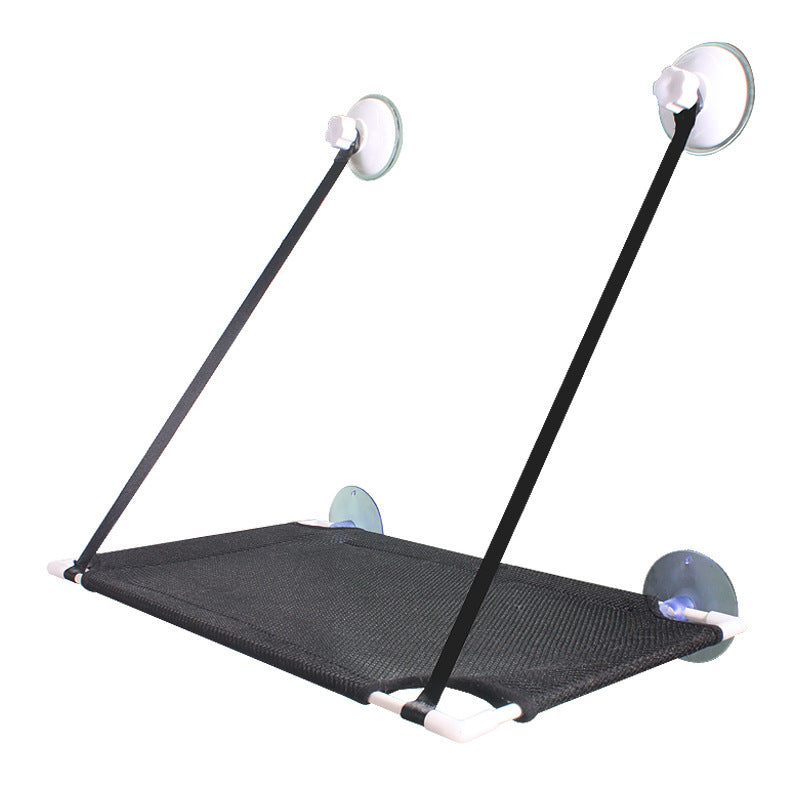 JMT-054282 Suction Cup Dual-Layer Cat Hammock for Comfortable Pet Relaxation
